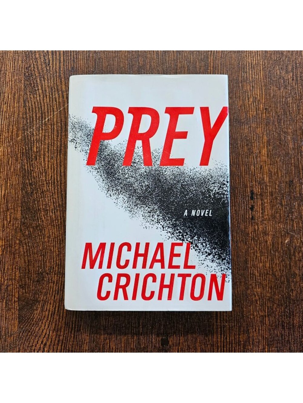 Prey Michael Crichton Hardcover Dust Jacket Sci-Fi Novel First Edition 2002